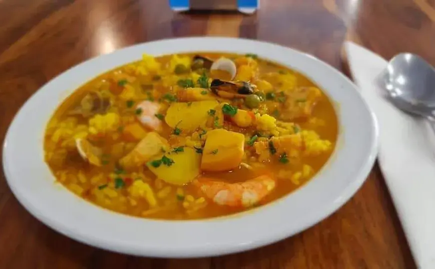 ARROZ CALDOSO CON MARISCOS 