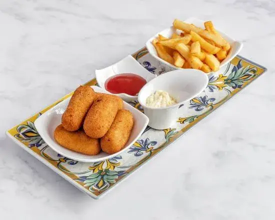 6 croquetas de pollo con patatas