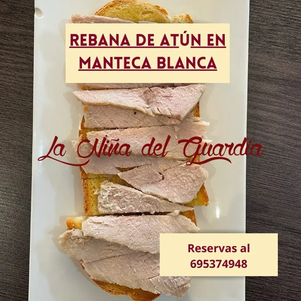 Atún [Gluten] Atún en manteca blanca.