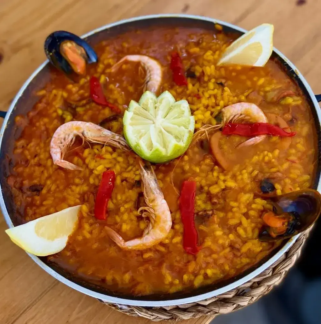 Paella de marisco