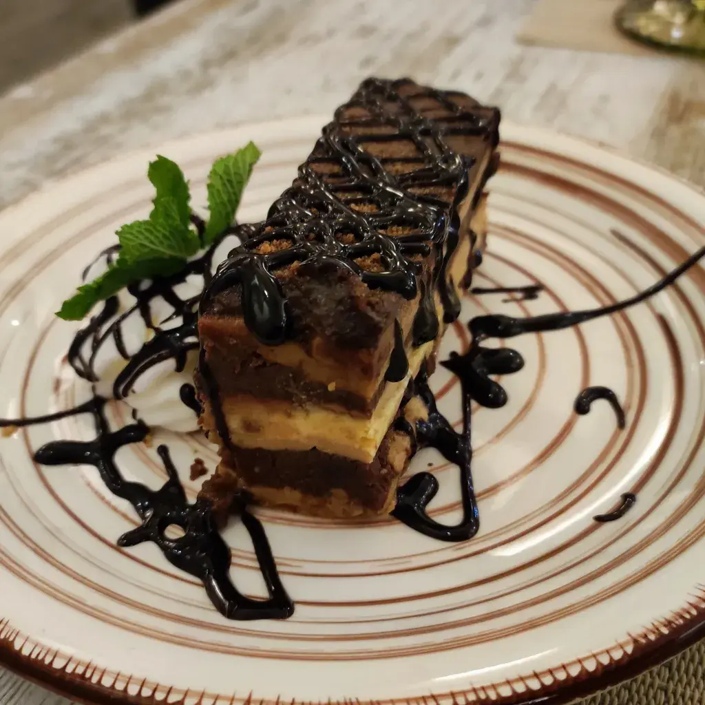 Tarta de la abuela con chocolate