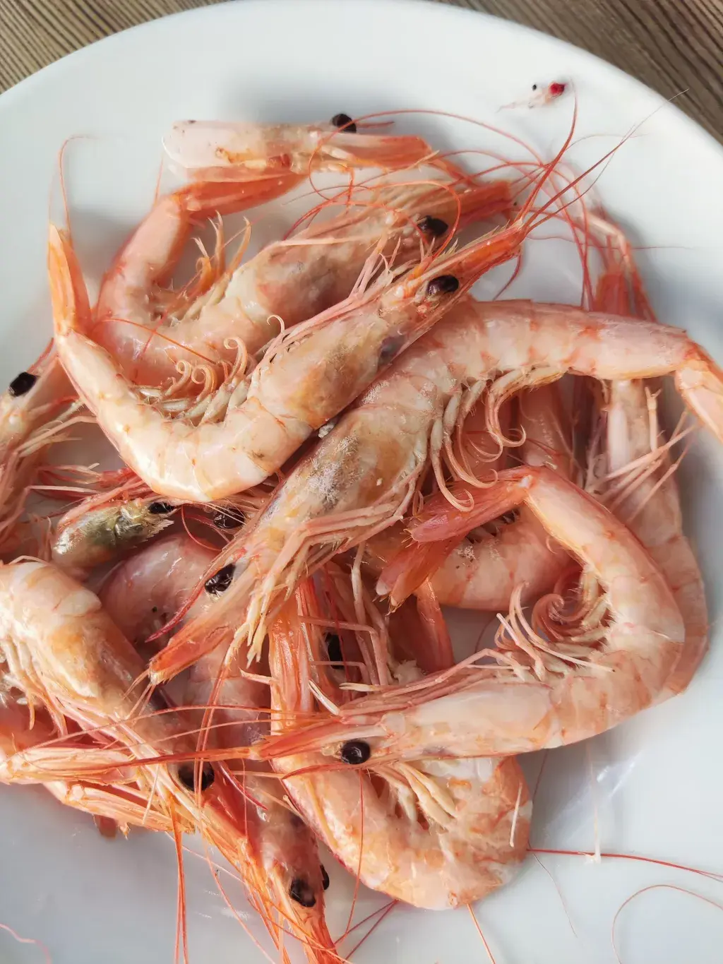 Gambas cocidas